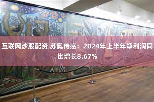 互联网炒股配资 苏奥传感：2024年上半年净利润同比增长8.67%