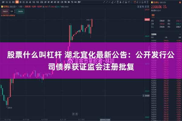   股票什么叫杠杆 湖北宜化最新公告：公开发行公司债券获证监会注册批复