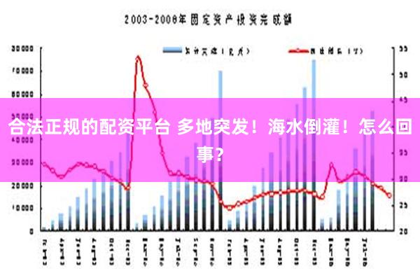 合法正规的配资平台 多地突发！海水倒灌！怎么回事？