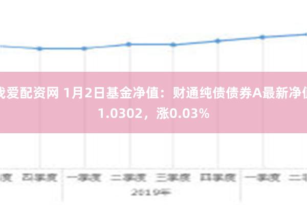 我爱配资网 1月2日基金净值：财通纯债债券A最新净值1.0302，涨0.03%